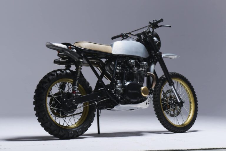 Kawasaki KZ 750 Scramber, new handmade custom motorcycle from Eastern Spirit Garage