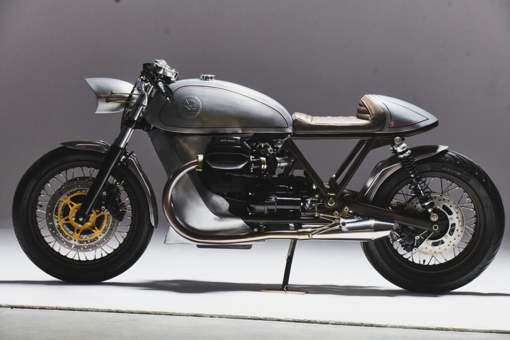 Moto Guzzi Cafe Racer Custom bike by Eastern Spirit Garage