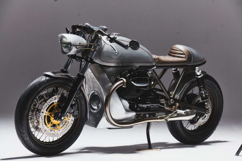 Moto Guzzi Cafe Racer Custom bike by Eastern Spirit Garage