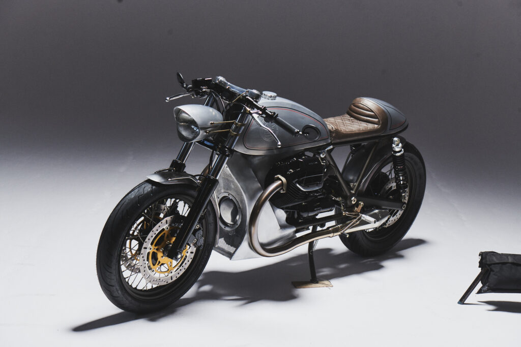 Moto Guzzi Cafe Racer Custom bike by Eastern Spirit Garage