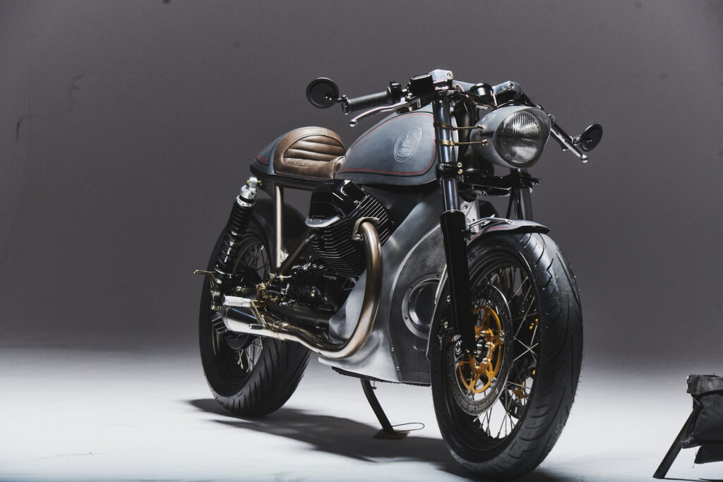 Moto Guzzi Cafe Racer Custom bike by Eastern Spirit Garage