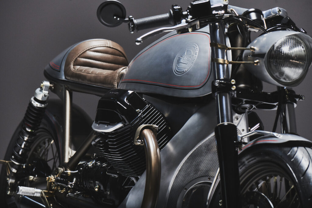 Moto Guzzi Cafe Racer Custom bike by Eastern Spirit Garage