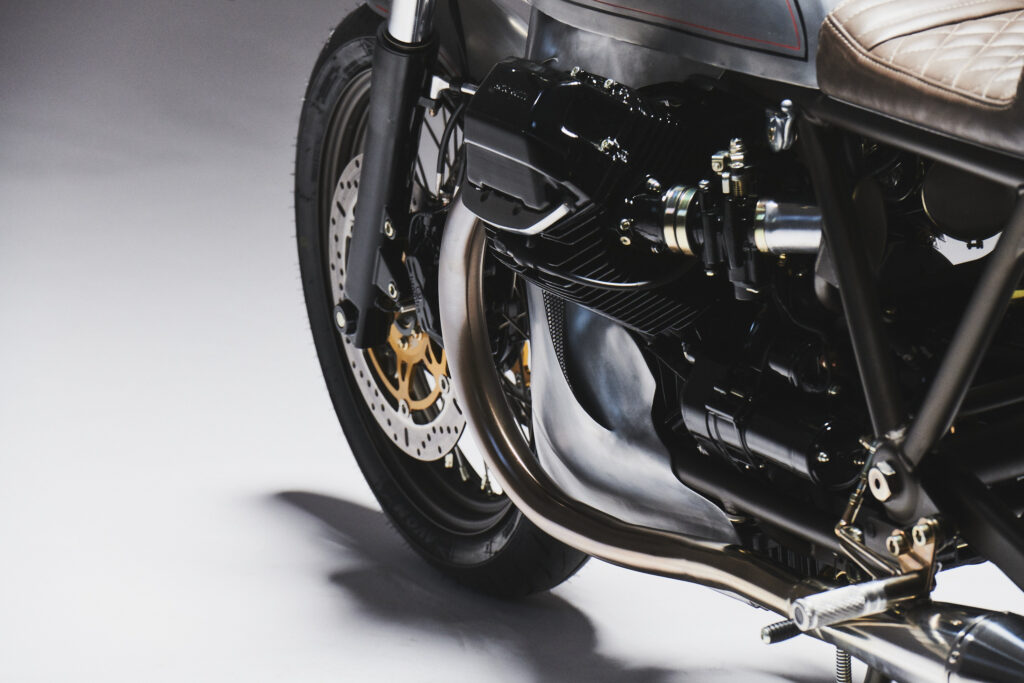 Moto Guzzi Cafe Racer Custom bike by Eastern Spirit Garage